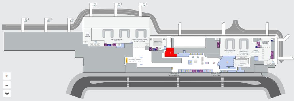 P-TEMP41 SAIA DA ESTEIRA DE BAGAGEM DOMÉSTICO ÁREA RESTRITA ESPECIFICAÇÕES Composição: 1 painel por esteira (3 esteirasl)