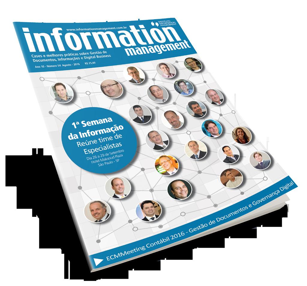 Única Publicação Especializada sobre Gestão de Documentos Informações e Digital Business Publicação para Profissionais da Informação.