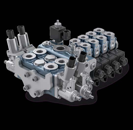 lataforma LS Load Sensing latform O controle Load Sensing melhora o desempenho do sistema válvula-bomba, reduzindo a dissipação de energia uma vez que a