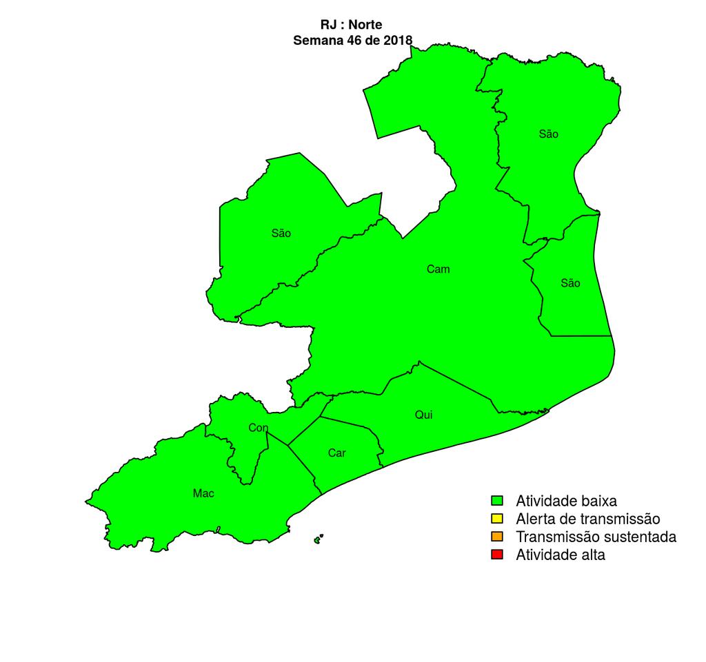 Regional Norte Desde o início do ano, 1544 casos de dengue foram registrados na Regional de Saúde, sendo 0 na última semana.