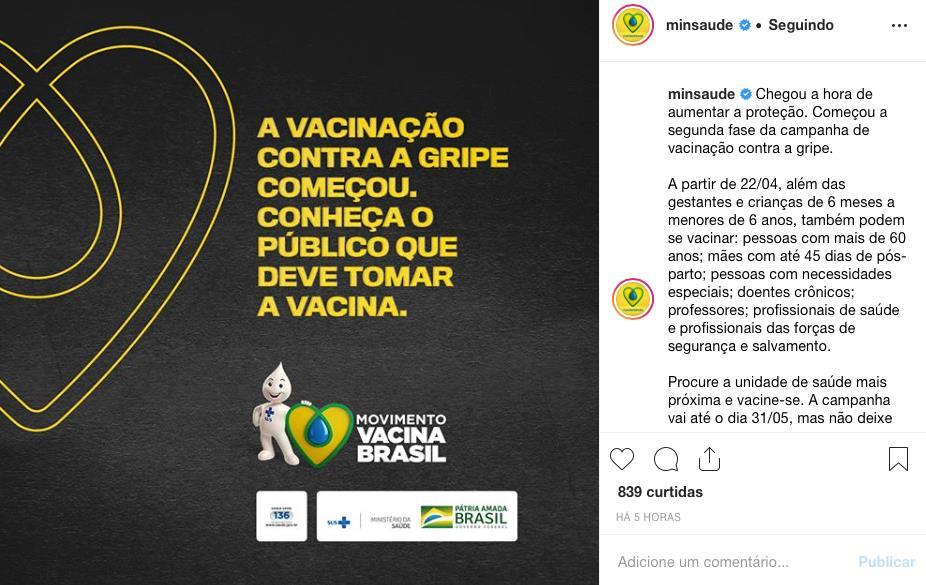 cobertura para crianças até 6 anos Incluiu