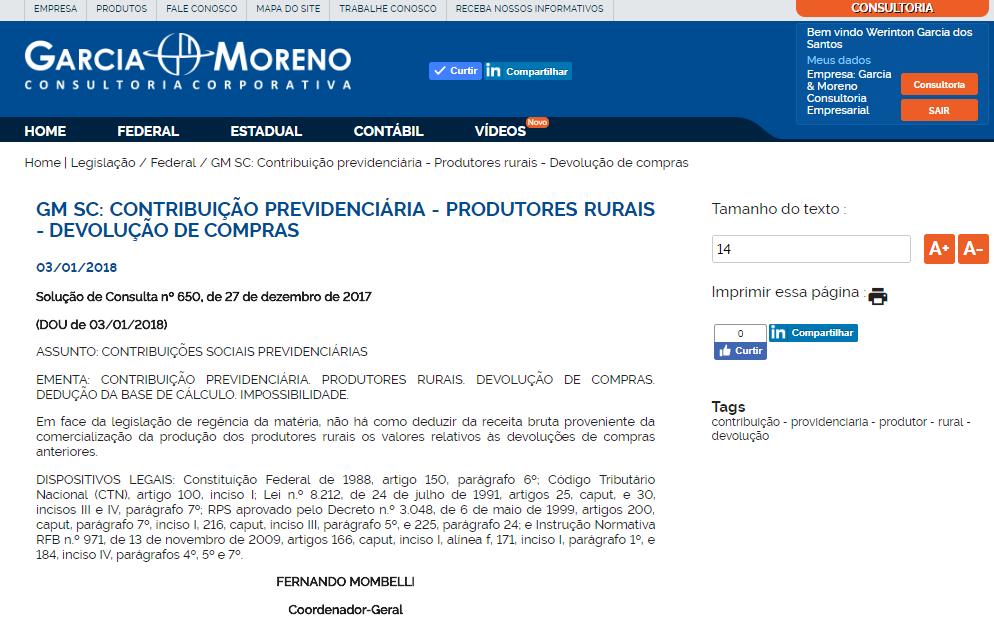 comercialização de produção própria i. Produtor pessoa física ii.