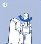 extremidade do cartucho para a outra. Repita este movimento antes da primeira vez pelo menos 20 vezes e para cada injecção pelo menos 10 vezes.