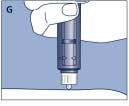 5 Retirar a agulha Volte a colocar a protecção exterior grande da agulha e desenrosque a agulha (figura I). Inutilize-a com todo o cuidado. Utilize uma agulha nova para cada injecção.