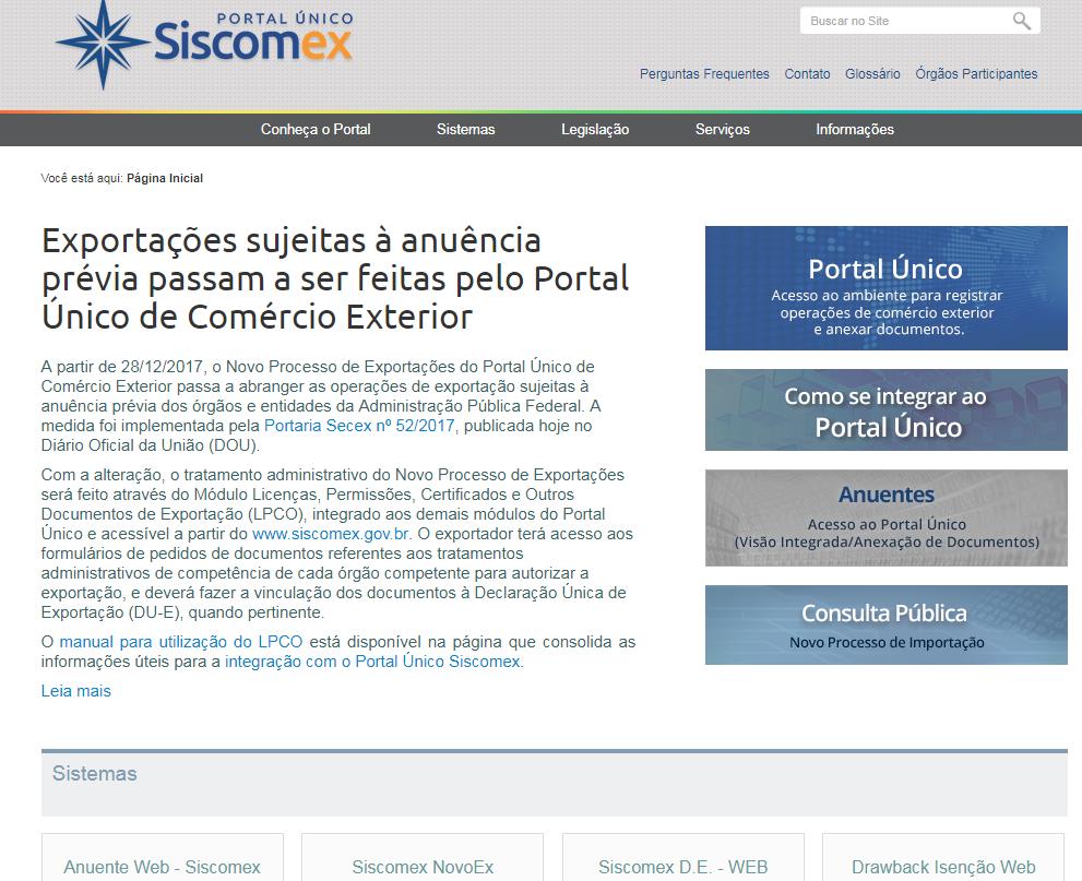 http://portal.siscomex.gov.