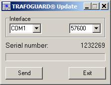 7 TRAFOGUARD Update 7 TRAFOGUARD Update Mit dem Programm TRAFOGUARD_Update.