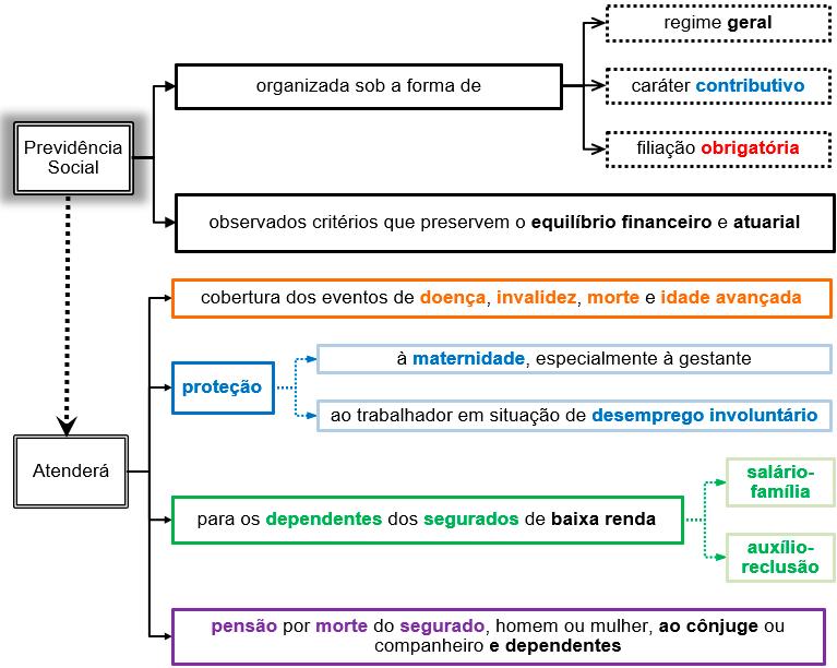 A previdência social é organizada, atualmente, pelo