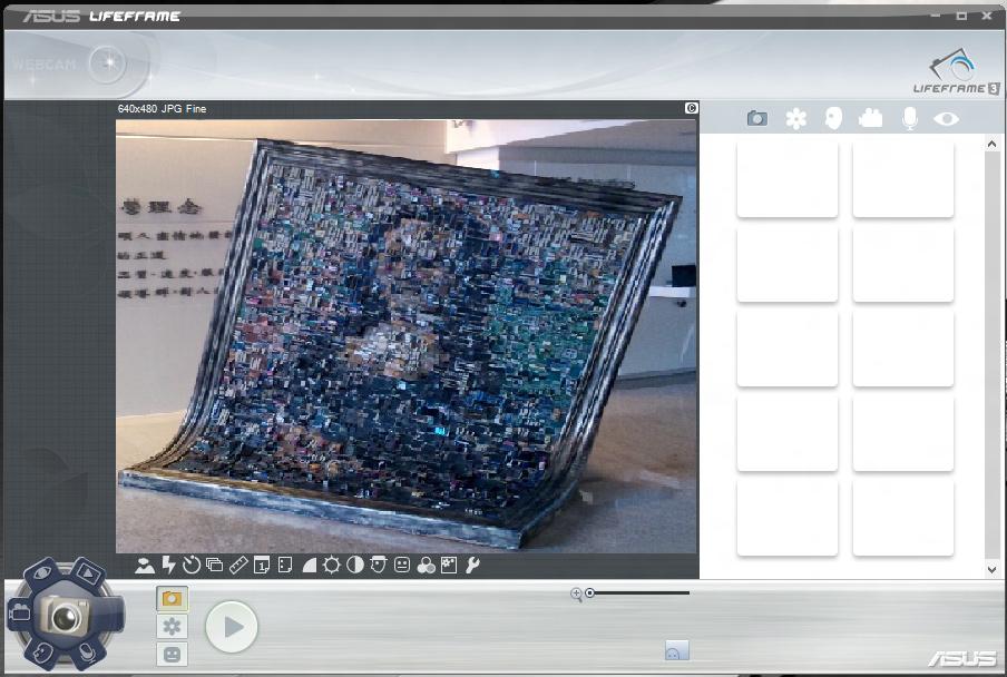 Aplicações ASUS em destaque Life Frame Aumente as funções da sua câmara web com a aplicação Life Frame.