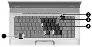 3 Teclados numéricos O computador possui um teclado numérico integrado e também suporta um teclado numérico externo opcional ou um teclado externo opcional que inclua um teclado numérico.