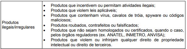 O que diz o Contrato e o Código de Ética No Termo de Serviço Marketplace, a B2W faz uma previsão na cláusula 2.