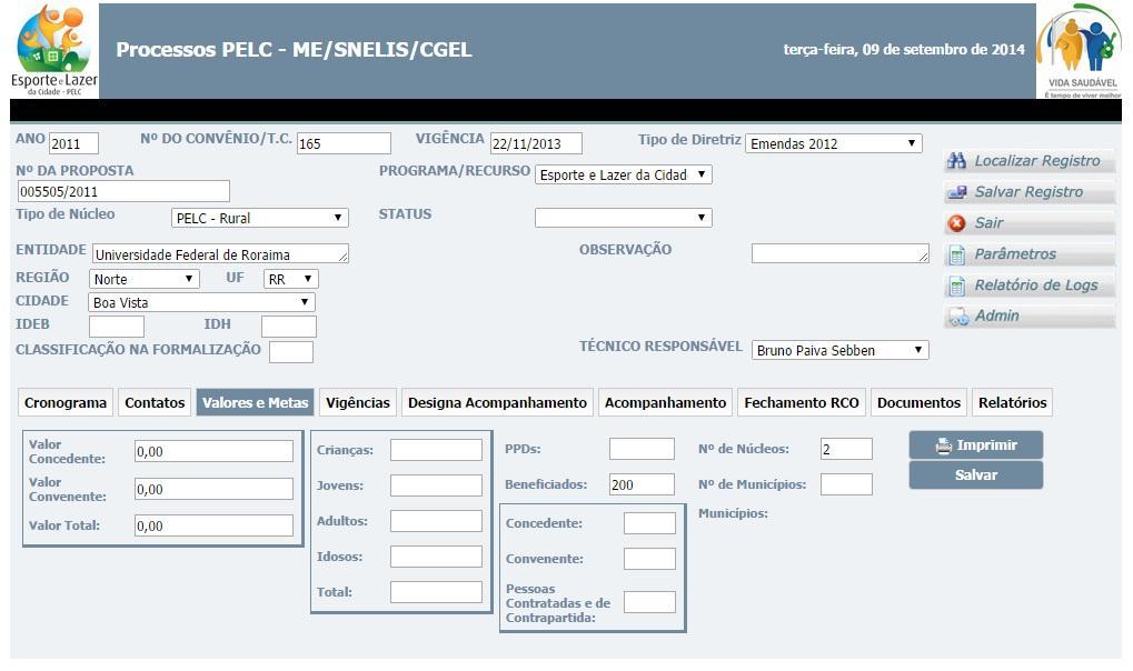 Login Cadastro na Plataforma de Valores SNELIS e Metas do Convênio - PELC e Vida Saudável Em Valores e Metas serão apresentados os