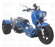 150cc Maddog Trike PST150-19N MATTE BLACK Met.BLUE Met.BURG. Met.NEON GREEN Met.