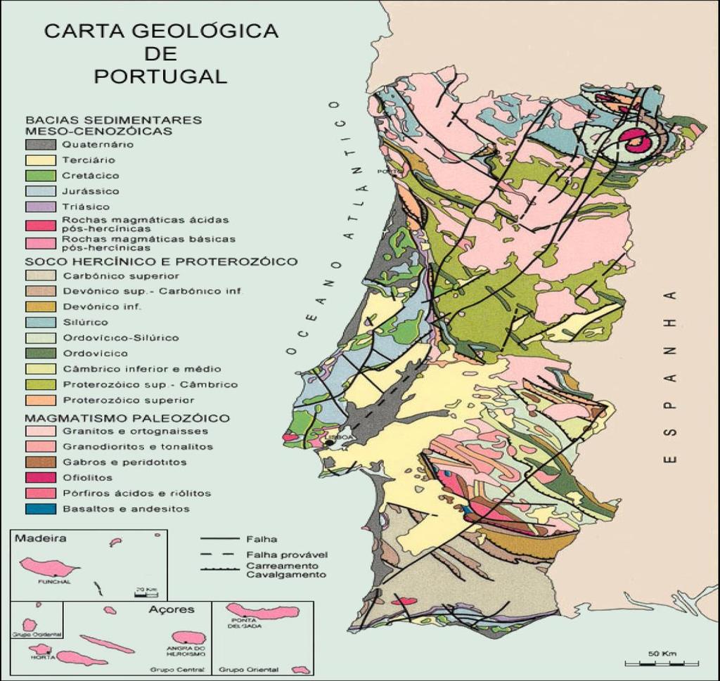 PORTUGAL - ESPAÇO TERRITORIAL (TERRESTRE E MARÍTIMO) Portugal tem uma área terrestre relativamente pequena mas a sua diversidade geológica é enorme e exige medidas para o seu conhecimento,