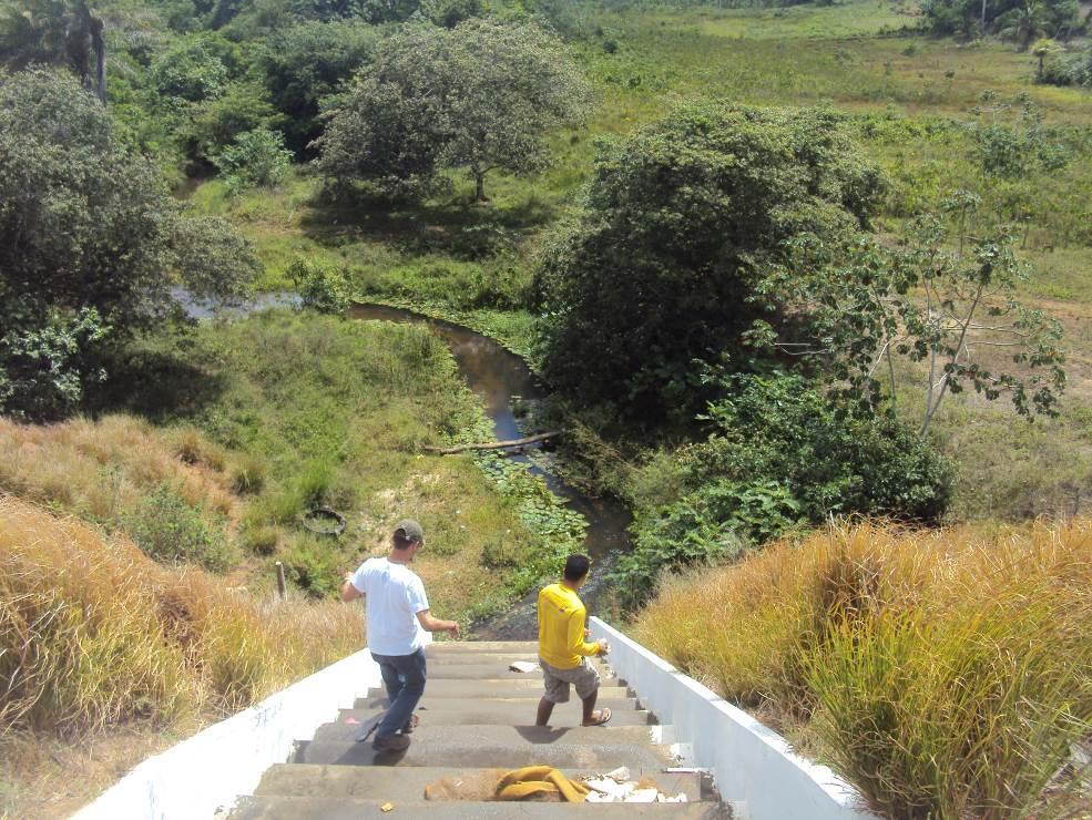 ESTAÇÃO DE MONITORAMENTO PI-15 Esta estação localiza-se no riacho Taborda, às margens da BR-101, no limite entre os municípios de Parnamirim e São José de Mipibu (Figura 35).