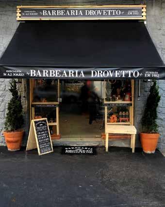 A inspiração da Coleção Barber Shop, por exemplo, veio da Barbearia Drovetto (@barbeariadrovetto).