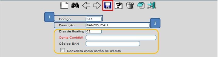 3.1 Local de Pagamento / Cobrança Acesse: Contas a Receber > Arquivo > Local pagto/cobr.