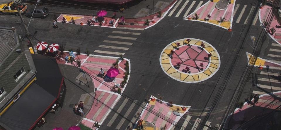 Áreas de acalmamento de tráfego Rua Salete x