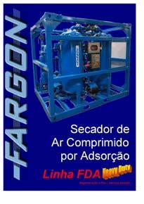 comprimido Linha FFC HP Classe # 600 LBS 42 bar Secador ar comprimido adsorção Linha FDA