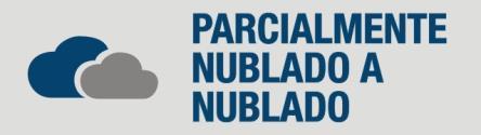 No domingo (07/07), a previsão é de céu parcialmente nublado a nublado, sem chuva.