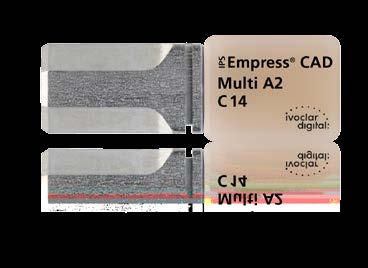 IPS Empress CAD é conhecido pelos mais altos níveis de estética e pode ser facilmente polido