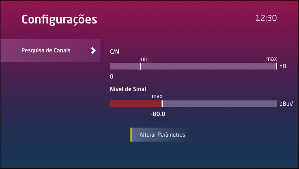 Na eventualidade de a sua ZAP BOX não detectar sinal, ou o sinal detetado não for suficientemente forte, para permitir a instalação ser-lhe-á apresentado o ecrã seguinte.