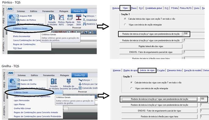 Esta adoção de redutores na inércia à torção não pode ser realizada arbitrariamente.