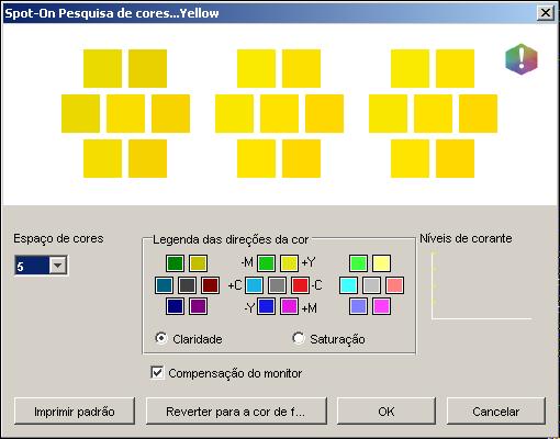 SPOT-ON COM CORES NOMEADAS 34 4 Indique se deseja inserir os valores de CMYK como porcentagens ou como códigos de dispositivos.