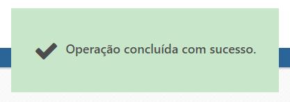 Após o término do cadastro, o usuário fornecedor deverá clicar em Confirmar Cadastro para efetivar todo o processo: Figura 20 Tela de confirmação de cadastro 4.8.