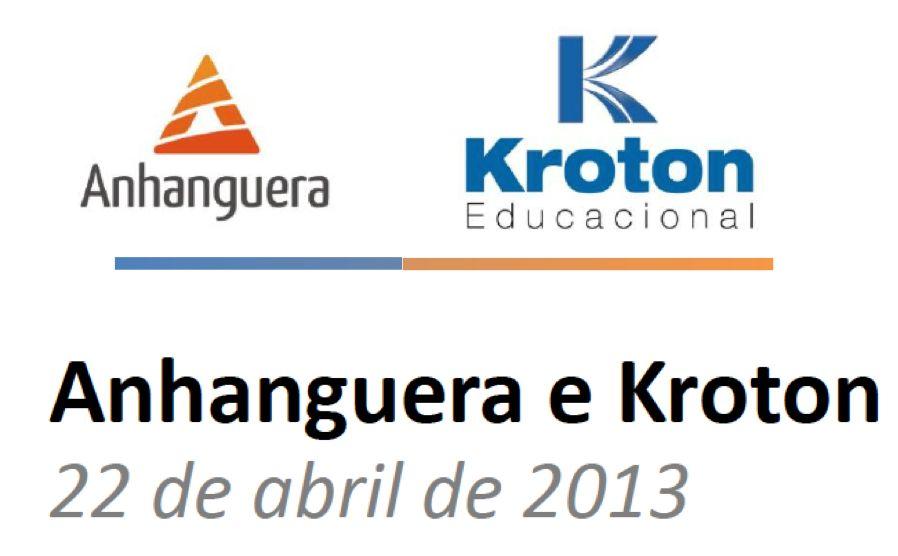 Fusão Anhanguera e Kroton Aprovada em 2014 pelo Cade, porém com restrições.