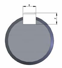 4 : Experimentar a montagem da chaveta de união. (Atenção ao sentido, ver croquis). Está operação deve efectuar-se manualmente e sem esforço.