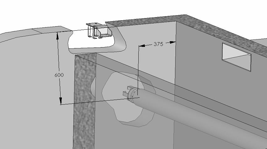 plano à parede Peça para chumbar para suporte da vigueta NOTA 1 : A chumbar ao nivel da parede Support palier à sceller