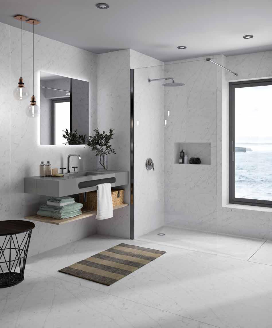 C A B D A Lavatório Silestone Cemento Spa B Prato de duche Silestone Exelis,