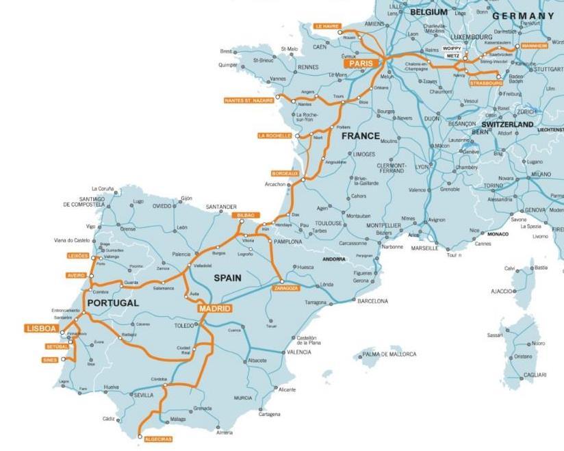 CORREDOR INTERNACIONAL NORTE RELEVÂNCIA ESTRATÉGICA À escala Nacional Porto de Leixões, 2º em termos de