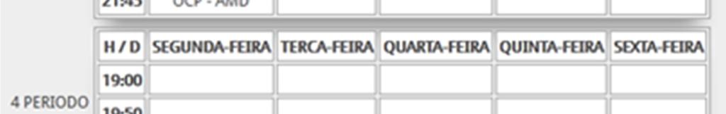 aula em outra turma no mesmo horário.