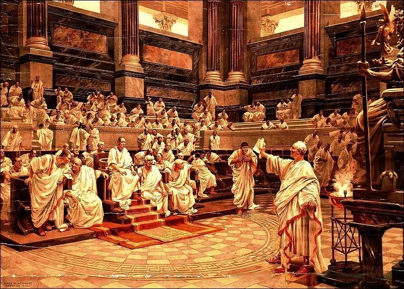 Senado O Senado era o principal órgão, formado pelos patrícios mais ilustres, que exerciam cargos vitalícios.