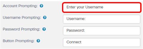 Nota: Neste exemplo, incorpore seu username é entrado.