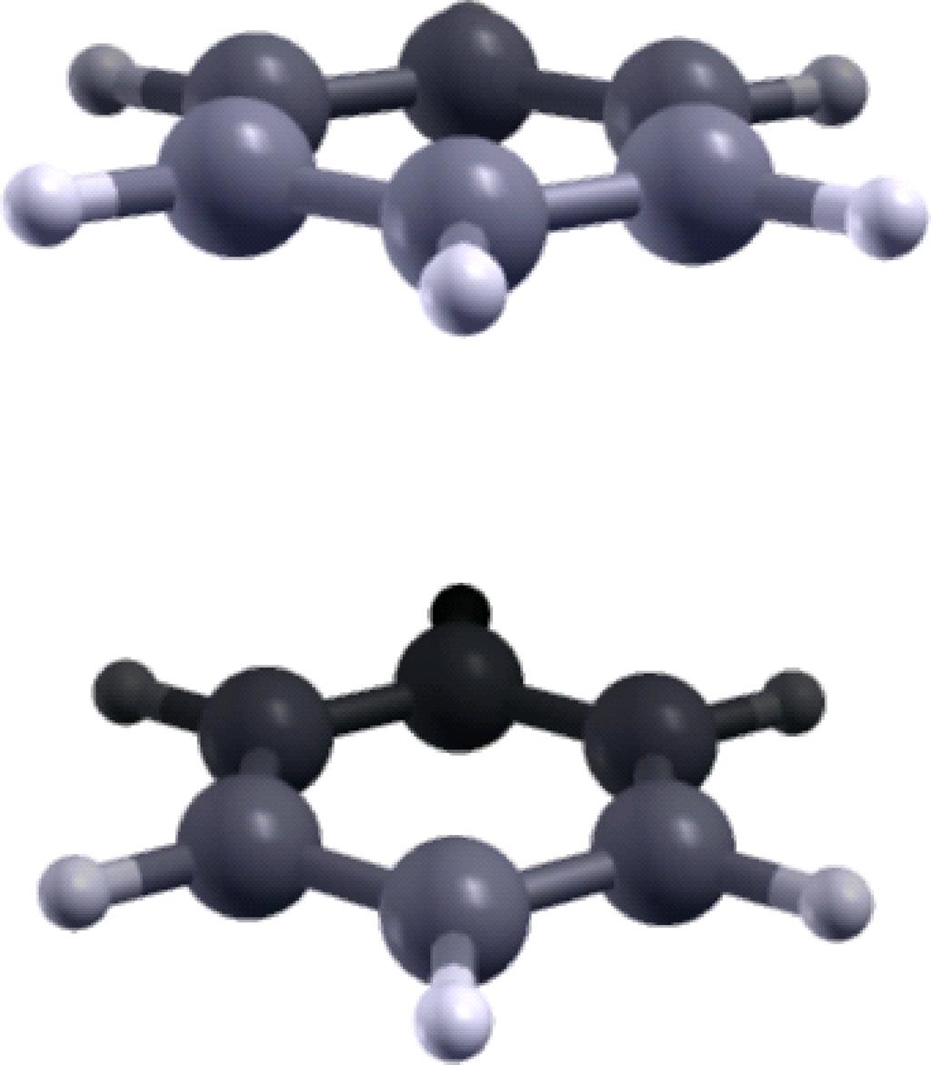 Benzeno Correções Semi-empíricas de vdw Figura: Fórmula estrutural do benzeno.