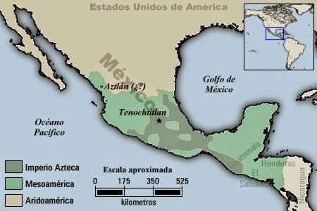 CIVILIZAÇÕES PRÉ-COLOMBIANAS Astecas Localizados ao