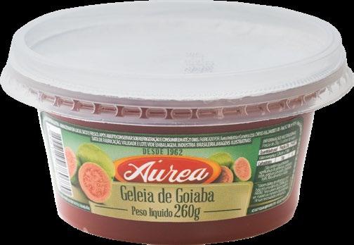 Produto feito com polpa de fruta; Excelente densidade; Textura gelatinosa; Produto pronto para usar; fácil de abrir e fechar.