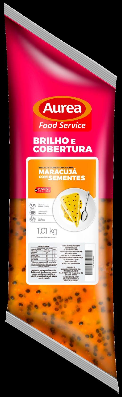 Os brilhos e coberturas são perfeitos para cobrir tortas e bolos, caracterizando maior apelo visual também em papel-arroz e frutas.