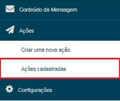 Após o envio do teste você pode acompanhar o seu status clicando no botão configurações