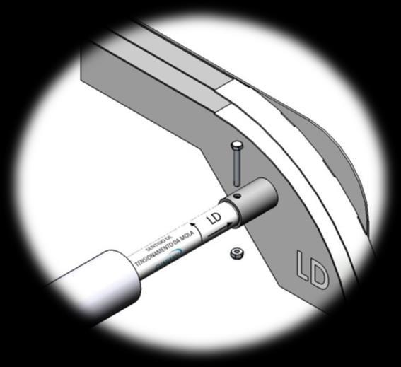 Pode-se ainda usar apenas os itens: Curva e o tubo suporte do rolo, sem o uso da placa, porém a fixação do tubo