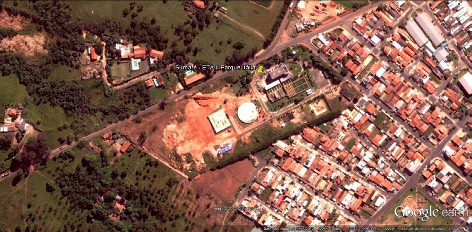 3.1.9 Estação de Tratamento de Água ETA II 32 Figura 10 - Imagem de satélite da Estação de Tratamento de Água ETA II Agência Reguladora dos Serviços de Saneamento