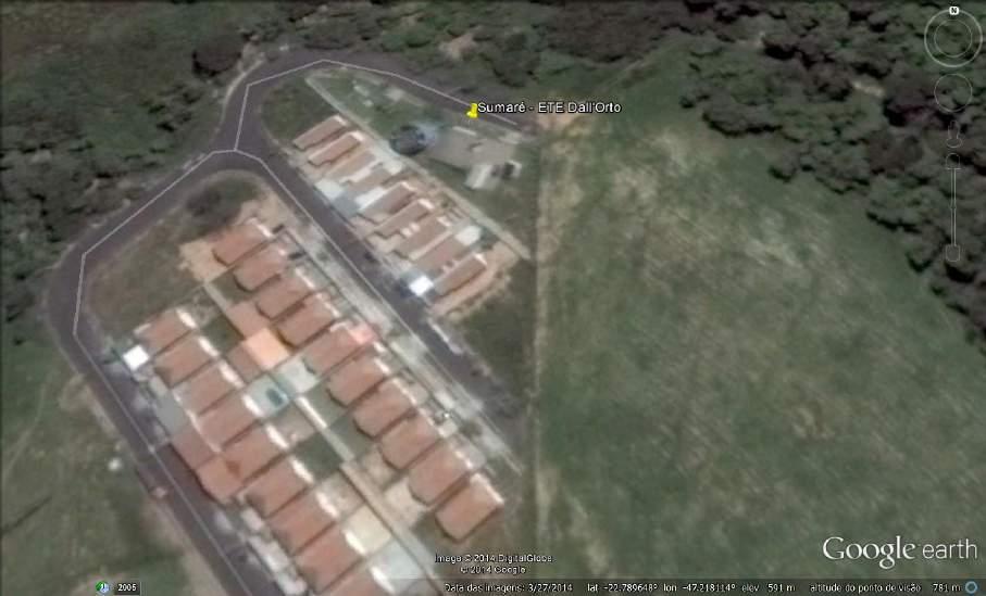 3.2.2 Estação de Tratamento de Esgoto ETE Dall Orto 47 Figura 15 - Imagem de satélite da ETE Dall Orto Agência Reguladora dos Serviços de Saneamento das