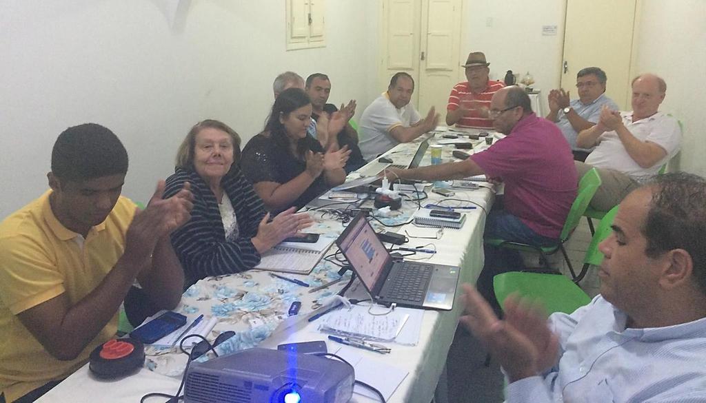 Reunião Diretoria, sediada pela FETEB 27/02/2016 Em Recife/PE, na sede da CT Sara Vida.