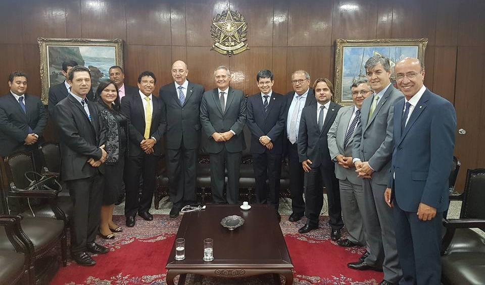 Reunião com Senador Renan Calheiros e Ministro do MDSA