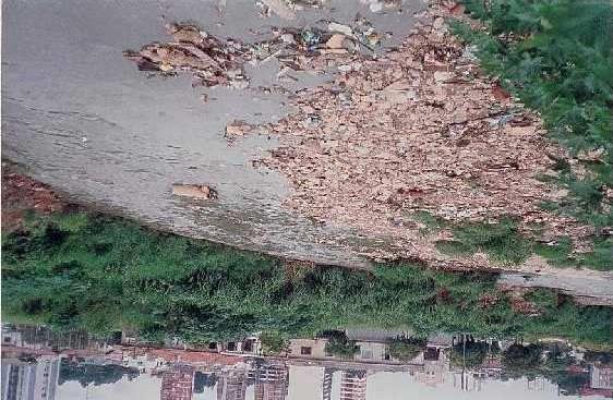 39 Figura 2 - RCD disposto às margens de um córrego (a esquerda) e obstruindo uma via pública (a direita) 2.3.2 Reciclagem do RCD O RCD, se bem manejado, pode constituir-se em um produto com valor