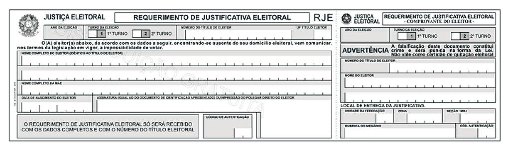 No dia da eleição, vá a qualquer local de votação com o seu título de eleitor e um documento oficial de identificação com foto e entregue o requerimento devidamente preenchido.