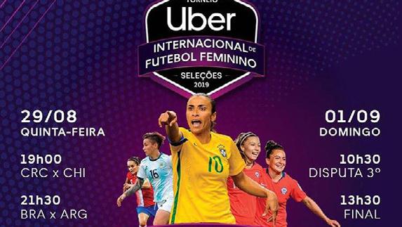 Com nome em torneio, Uber reforça feminino POR REDAÇÃO MYCUJOO VAI MOSTRAR COPA DO BRASIL SUB- 17 EXCLUSIVA NA PLATAFORMA O MyCujoo transmitirá ao vivo no site e no aplicativo todos os 46 jogos da