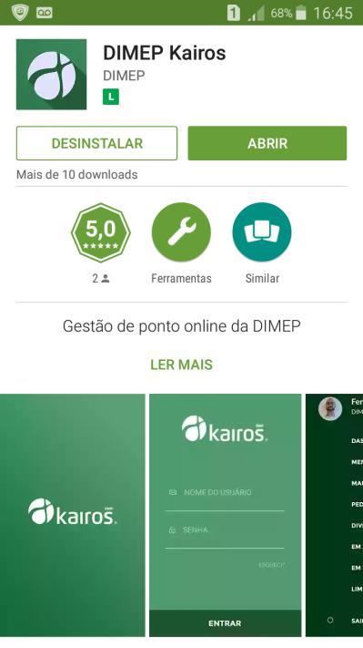 3. Download do Aplicativo Para fazer o download do